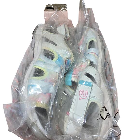 NEW Easy Spirit SE Spark 9 White Blue Comfort Sandals Size 8 W Wide MSRP $69 - Picture 6 of 8